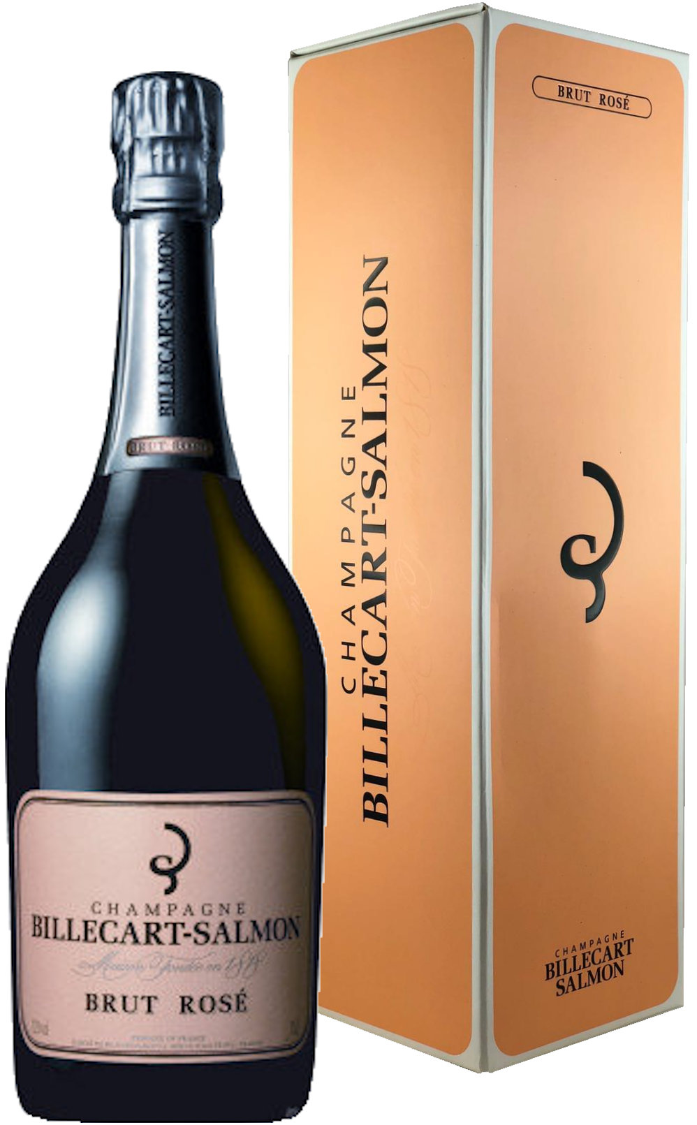 Billecart Salmon Brut Rosé im Geschenkkarton - Rosé-Champagner