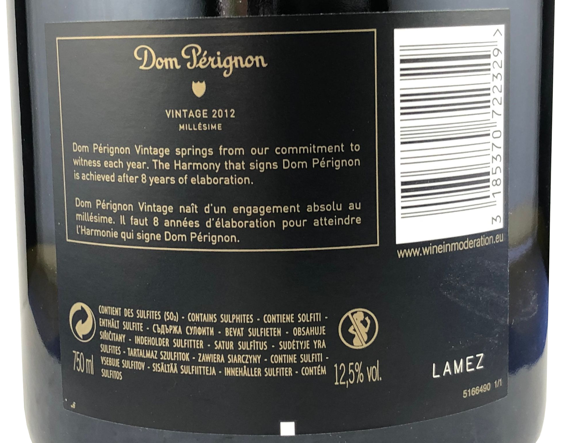 Dom Pérignon Vintage 2013 0,75L (12,5% Vol.) - Dom Pérignon - Champagner