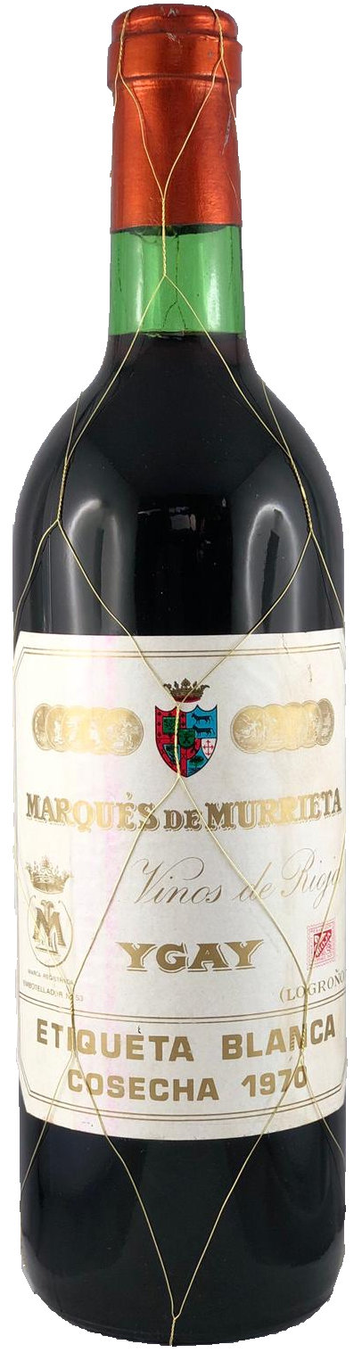 1970 Marques de Murrieta Castillo Ygay Etiqueta Blanca Cosecha
