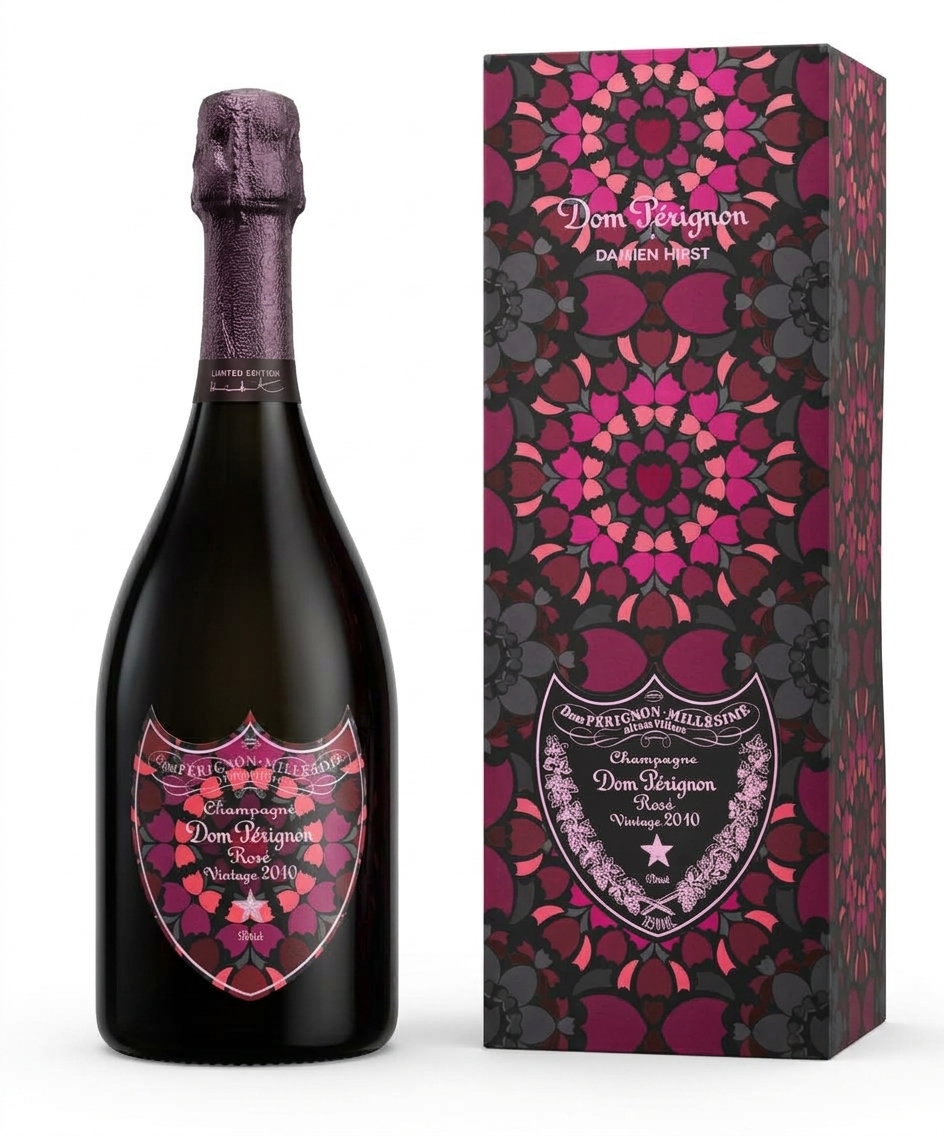 Champagne Dom Pérignon Brut Rosé Damien Hirst Limited Edition 2010