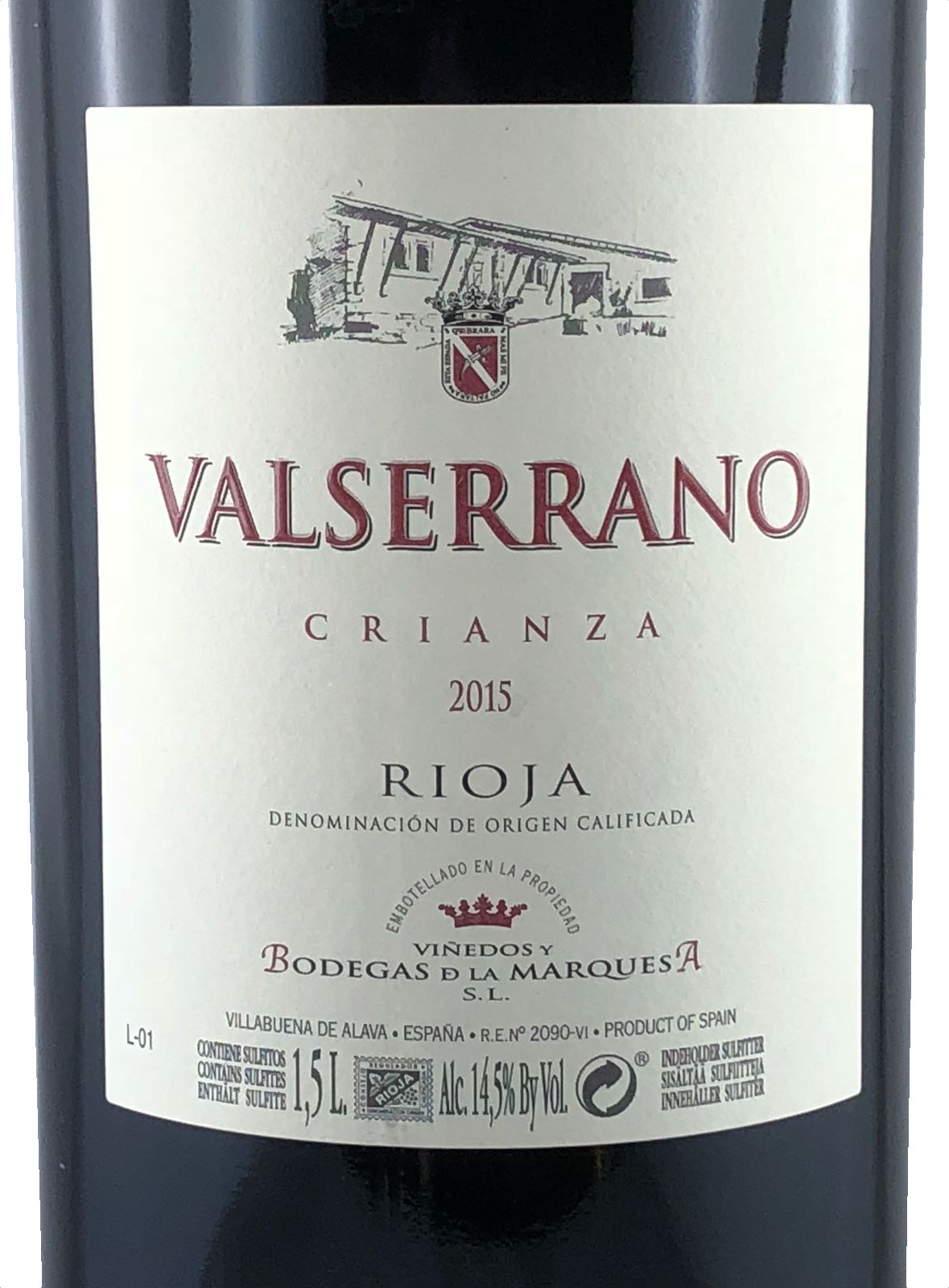 Valserrano-Crianza-2015-Magnum-label