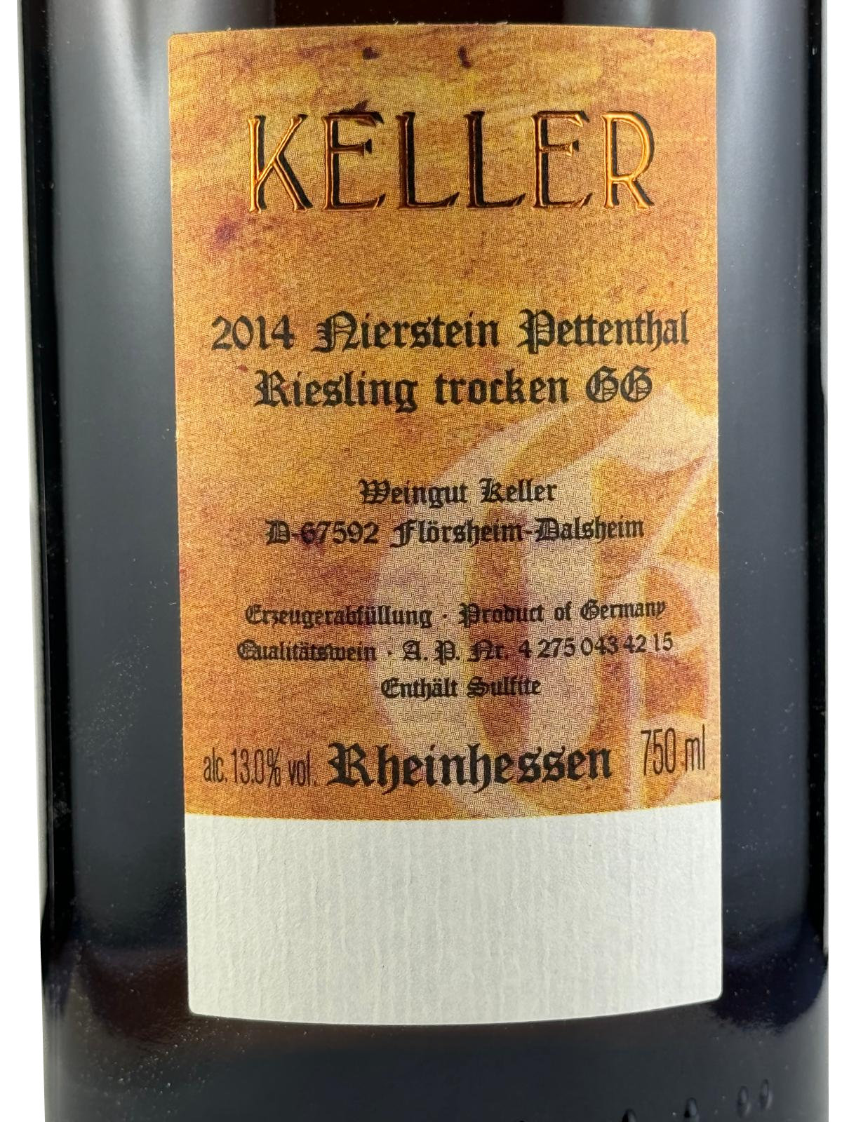 Keller-2014-Pettenthal-Riesling-back