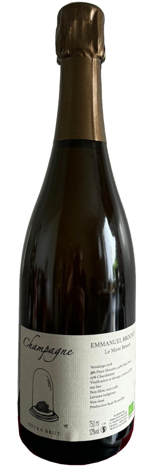 Emmanuel Brochet Le Mont Benoit Champagner Extra Brut (Basis 2018)