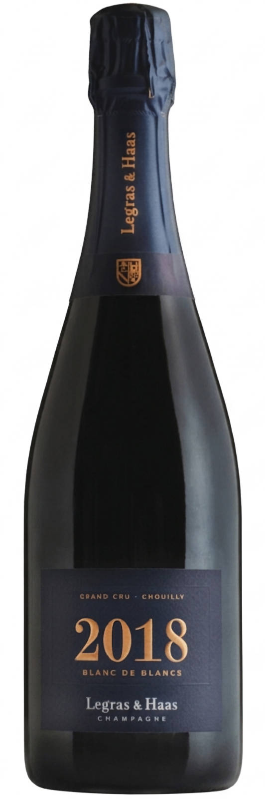 Legras & Haas Blanc de Blancs Millésime 2018 Grand Cru, Jahrgangs-Champagner