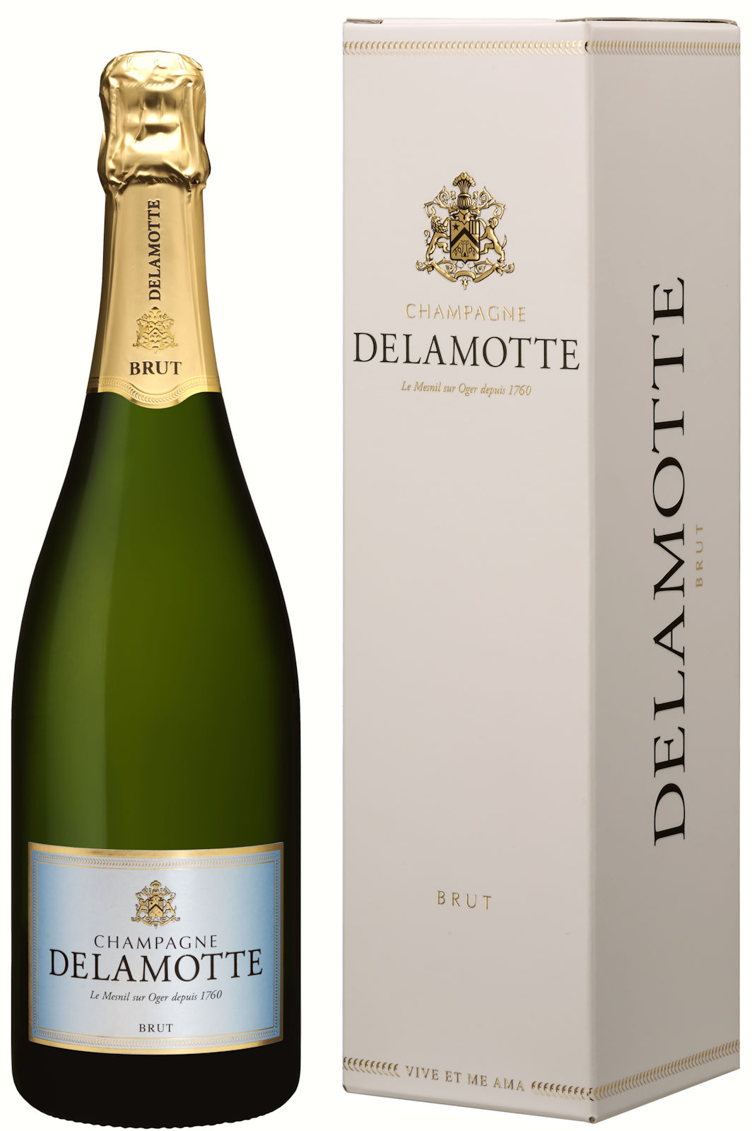 Champagne Delamotte Brut im Geschenkkarton (Champagner)