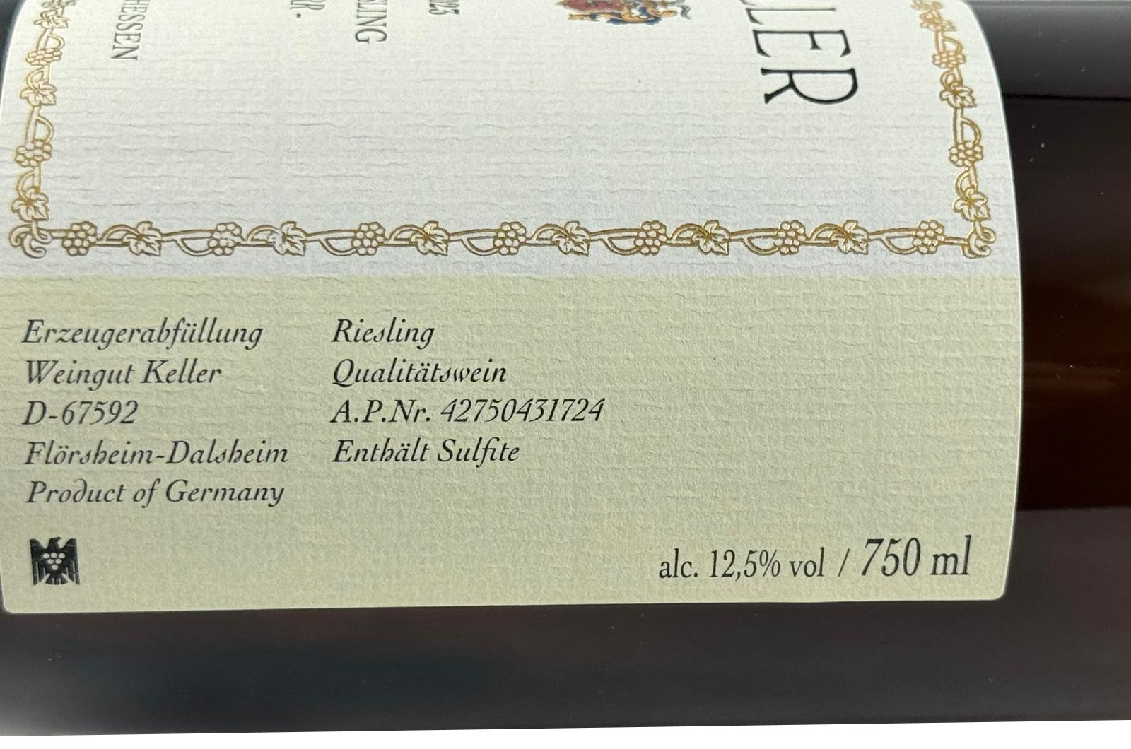 2025 Riesling RR, Weingut Keller, Rheinhessen