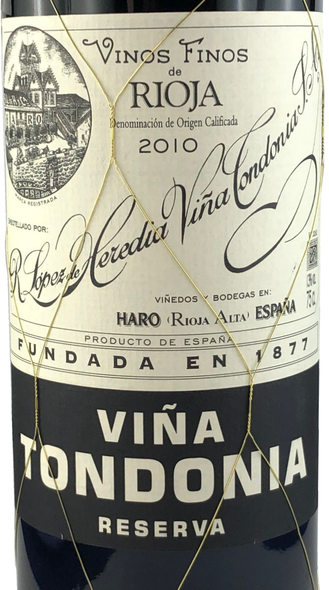 Tondonia-2010-label