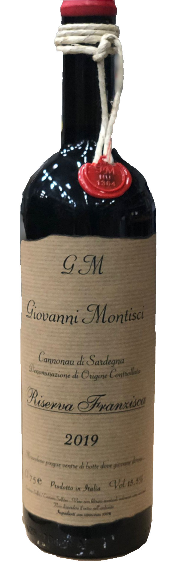 Barrosu Riserva Franzisca 2019 Cannonau, Giovanni Montisci, Italien