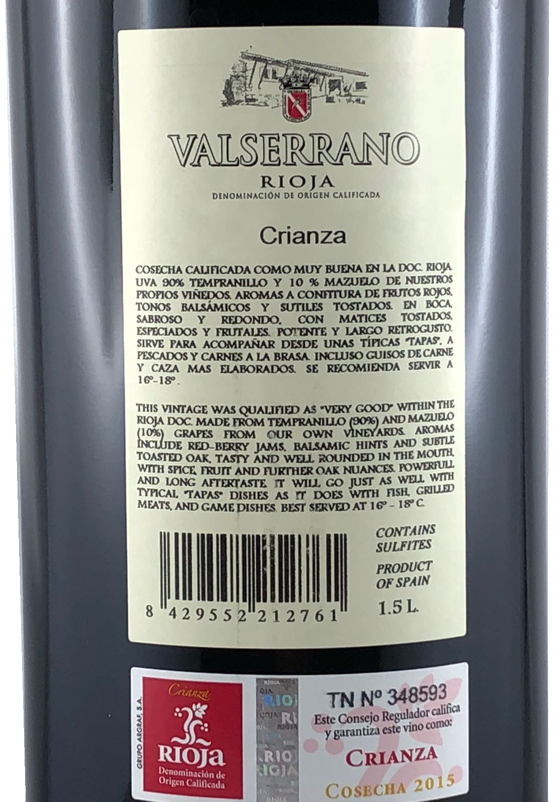 Valserrano-Crianza-2015-Magnum-back