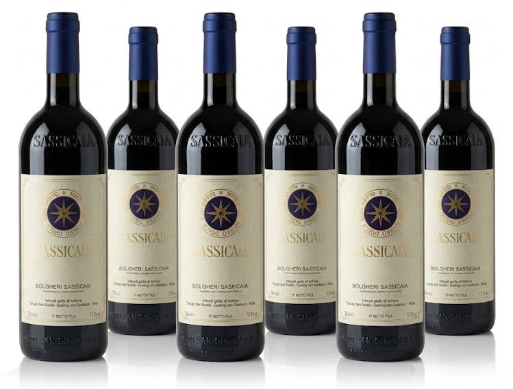 Sassicaia Bolgheri Sassicaia DOC 2023 - 6er Original-Holzkiste