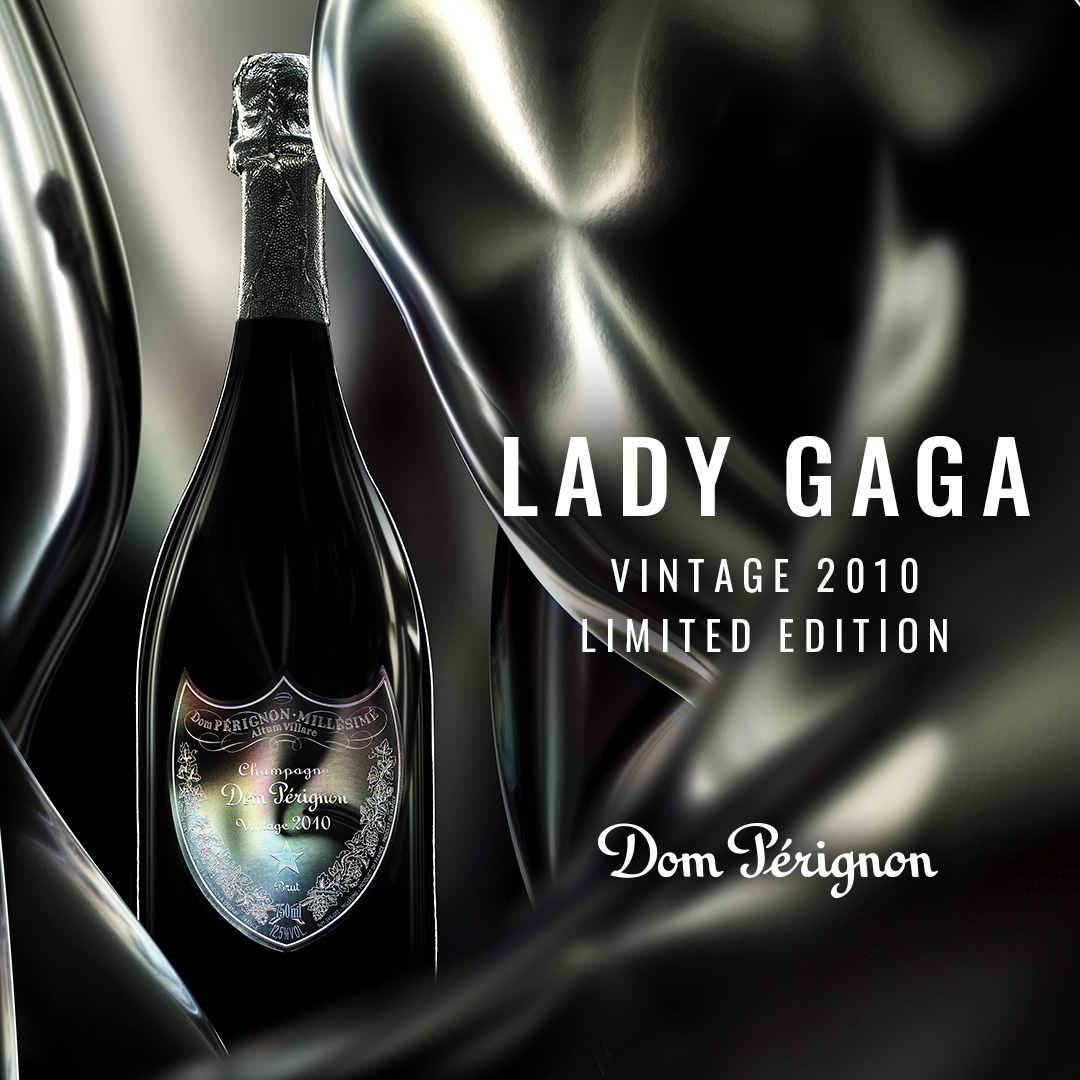 DPxLG-Limited-Edition-Blanc-Social-Square-Text_medium-width-1280x-prop Dom Perignon Vintage 2010 Lady Gaga Edition 2021 - Champagner