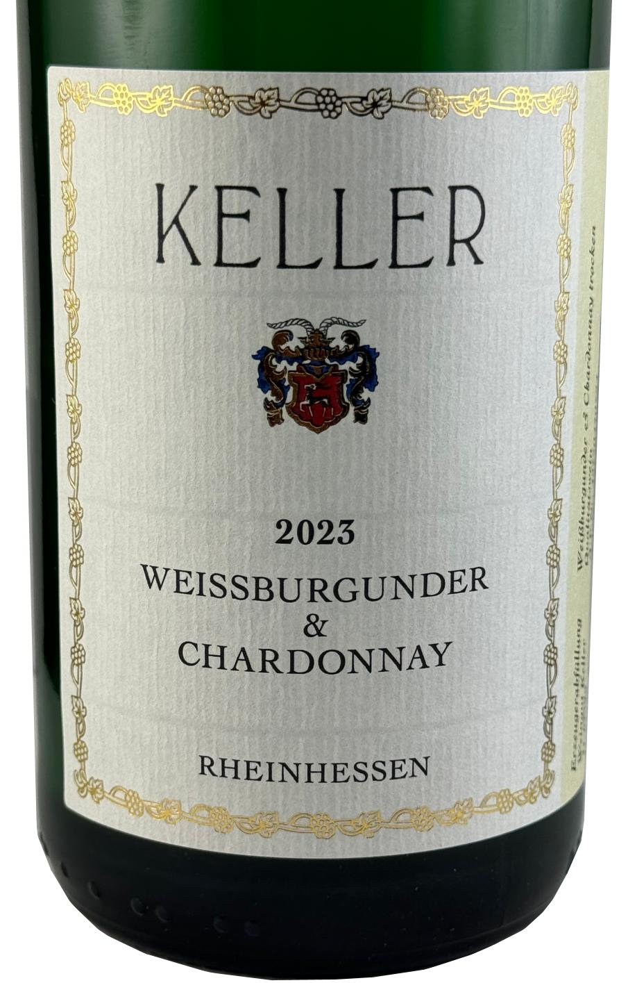 Keller-2023-Weissburgunder-und-Chardonnay-label