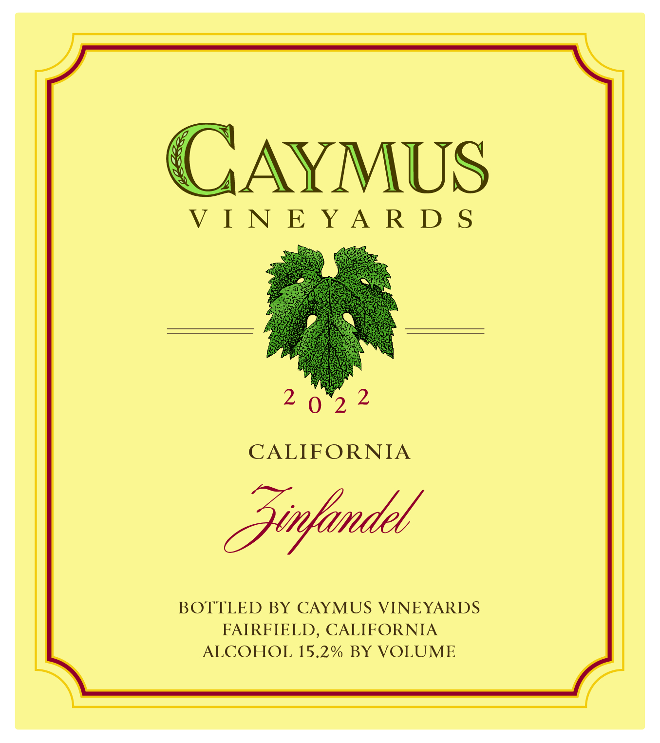 Caymus Zinfandel California 2022 (Rotwein)