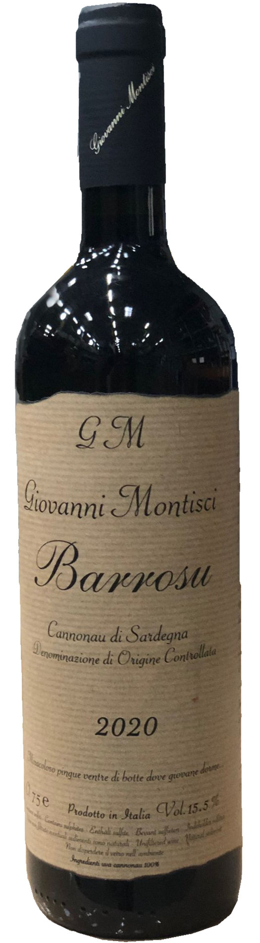 Giovanni-Montisci-Barrosu-2020 Barrosu Riserva 2020 Cannonau - Giovanni Montisci, Italien