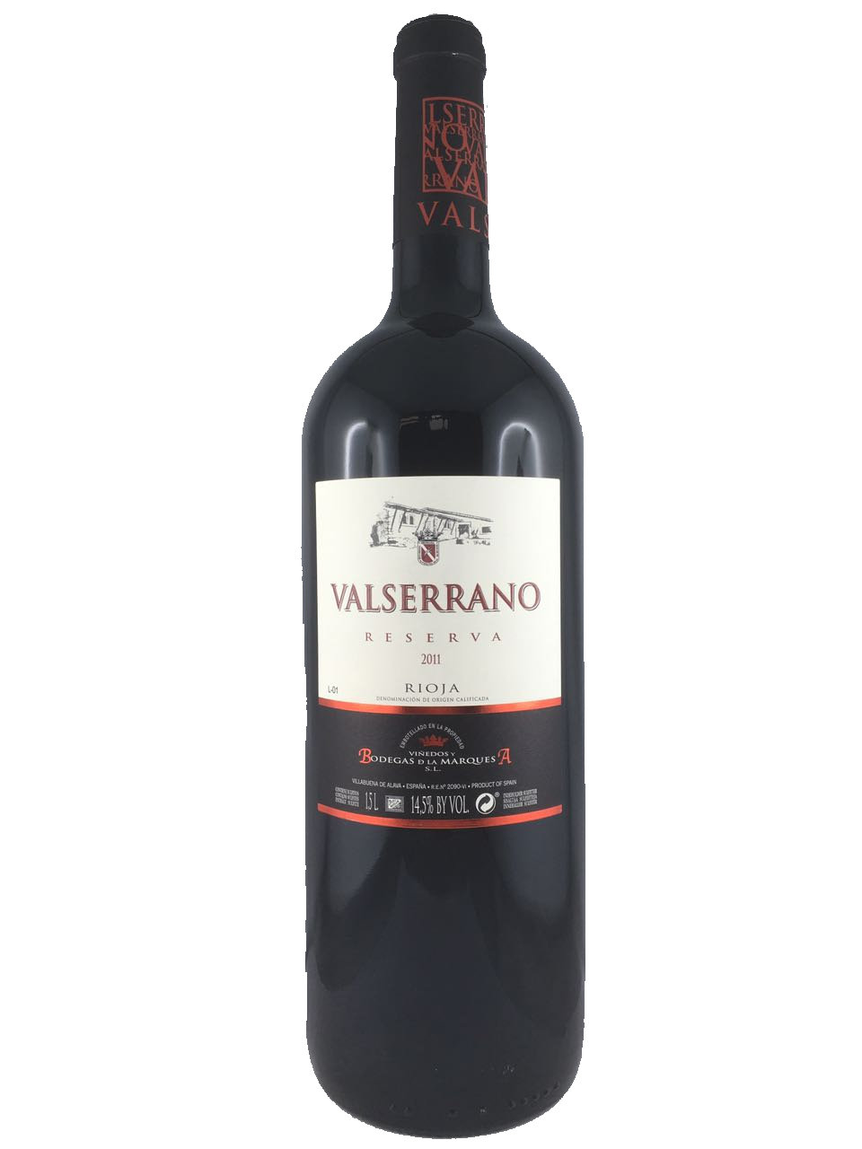 3l Valserrano Reserva 2016 Doppelmagnum (Rotwein)