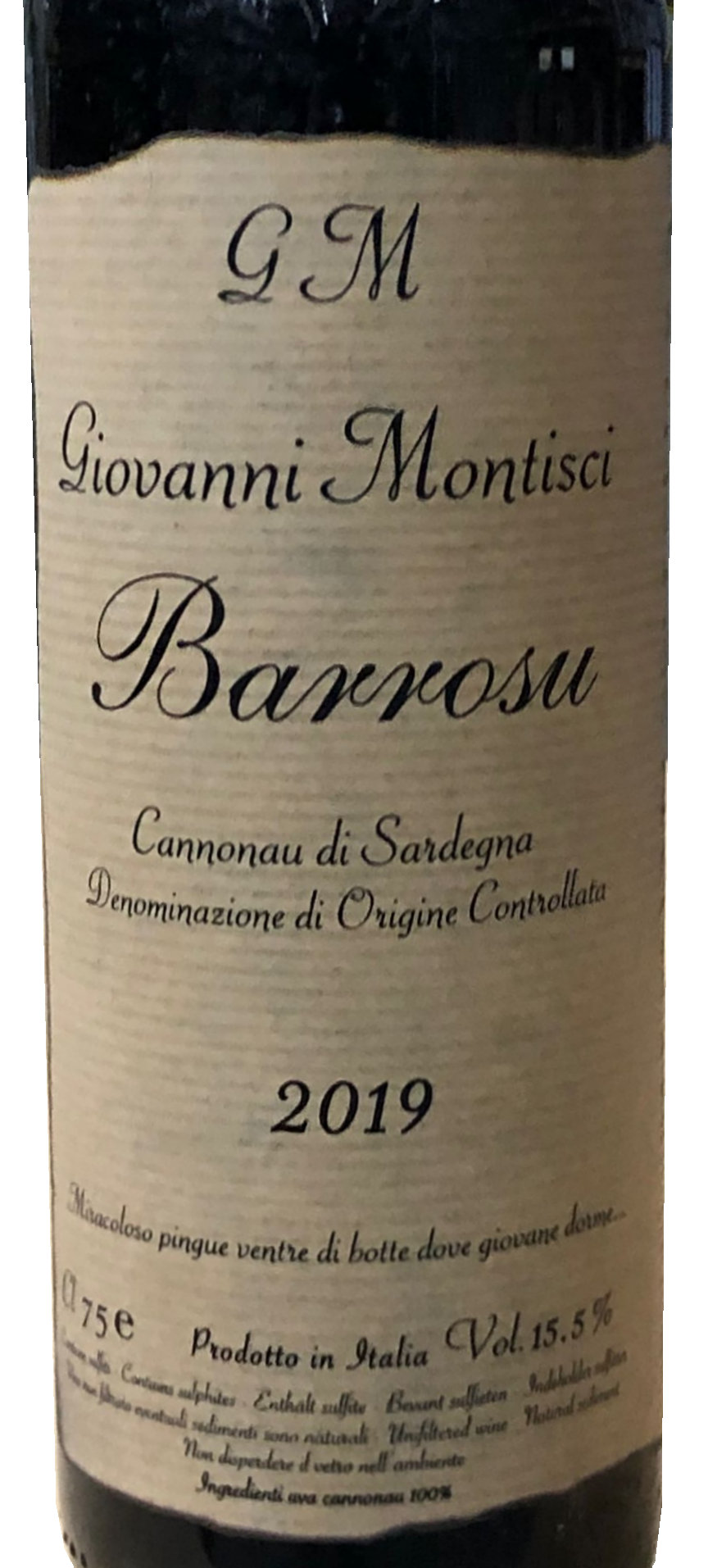 Giovanni-Montisci-Barrosu-2019-label