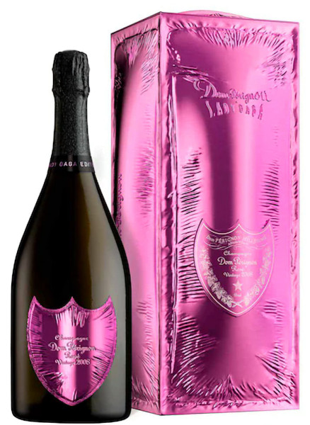 Dom Perignon Rosé Vintage 2008 Lady Gaga Edition - Rosé-Champagner im Geschenkkarton