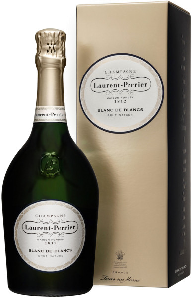 Laurent-Perrier Blanc de Blancs Brut Nature Champagner mit Geschenkpackung