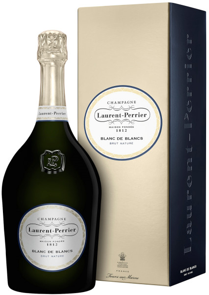 1,5l Laurent-Perrier Blanc de Blancs Brut Nature Magnum Champagner mit Geschenkpackung