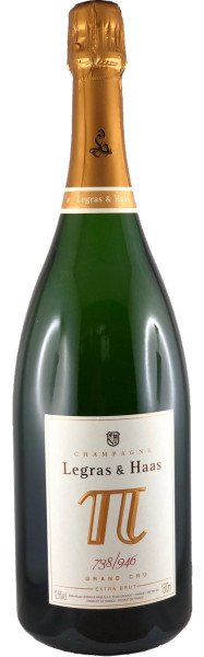 1,5l Legras & Haas Pi 2 - Blanc de Blancs Grand Cru Magnum - Champagner