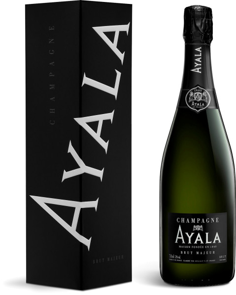 Ayala Brut Majeur Champagner in Geschenkverpackung