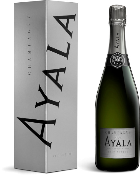 Ayala Brut Nature Zero Dosage Champagner in Geschenkverpackung