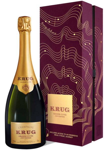 Krug Grande Cuvée 170ème Echoes Limited Édition in Geschenkverpackung (Champagner)