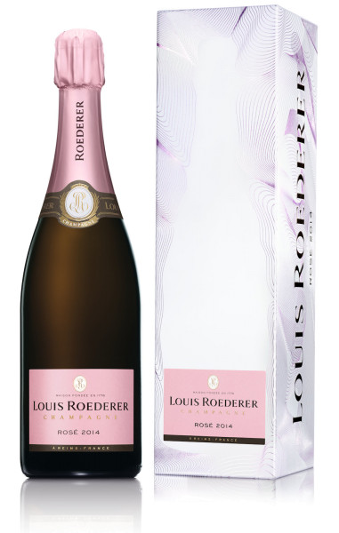 Louis Roederer Brut Rosé Vintage 2014 - Rosé-Jahrgangschampagner in Geschenkhülle Graphic