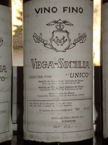 Vega Sicilia Unico 1942 (Rotwein)
