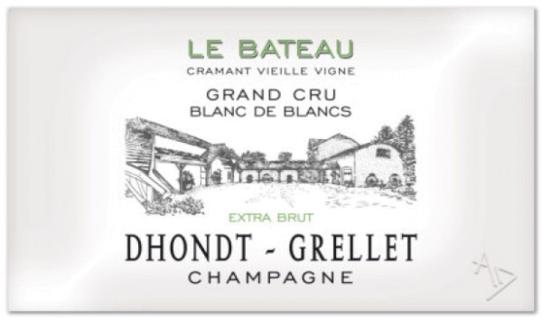 Dhondt-Grellet 2014 Champagner Cramant "Le Bateau" Grand Cru Blanc de Blancs Extra-Brut