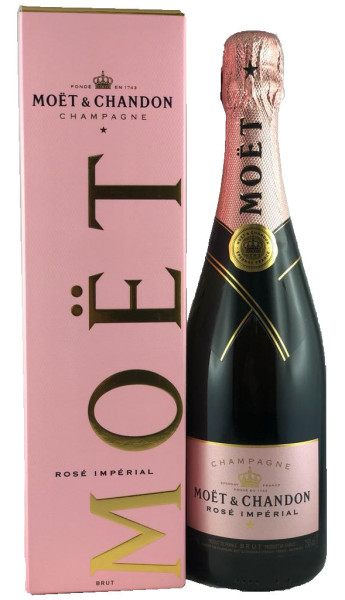 Moet & Chandon Rosé Impérial Champagner im Geschenkkarton