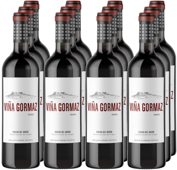 12 Flaschen Viña Gormaz Crianza 2016 (11+1 Angebot)