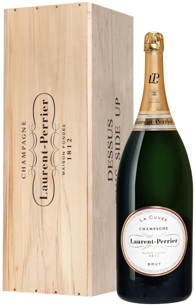 6,0l Laurent-Perrier La Cuvée Champagner Mathusalem in Holzkiste